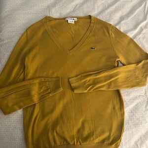 Lacoste color gold, size 8, worn once in excellent condition.
